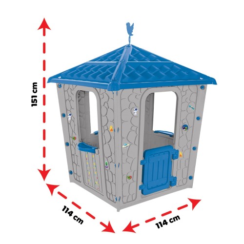 Pilsan Taş Ev Gri-Mavi 06 437
